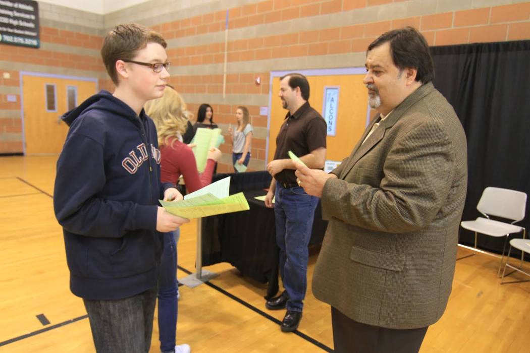 Lopez's "legacy project" was NV Energy's partnership with local high schools for the I CAN BE program, for which NV Energy rallies up to 45 business volunteers from different backgrounds and acqua ...
