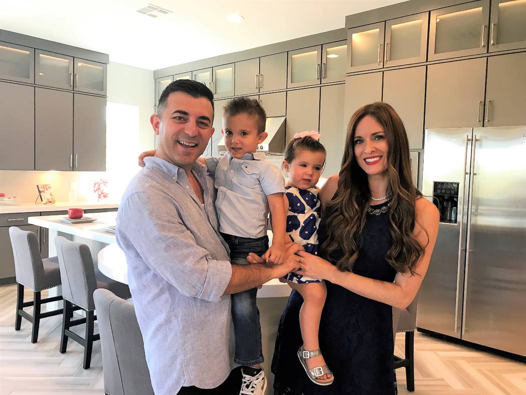 The Prodani family, including Amy and Elion with children, Jack, 3, and Giana, 1, love their new home at Savona by Woodside Homes in The Paseos village. The couple intentionally chose to move to S ...