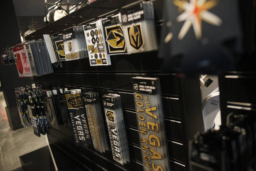 Curbside shopping available for Golden Knights store inside