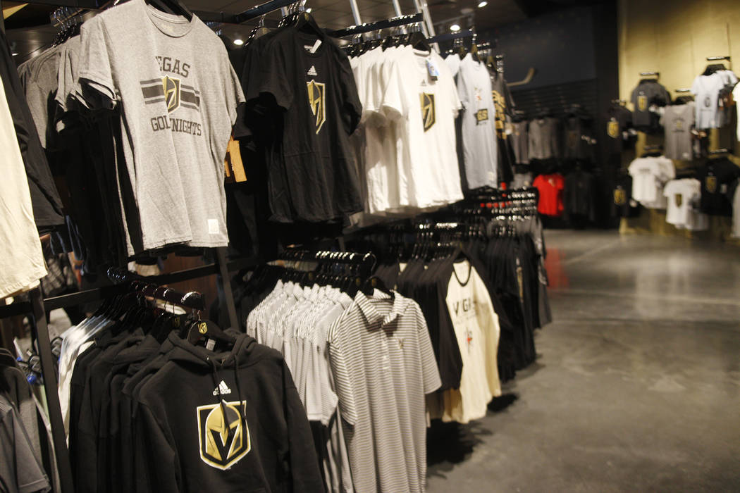 Curbside shopping available for Golden Knights store inside