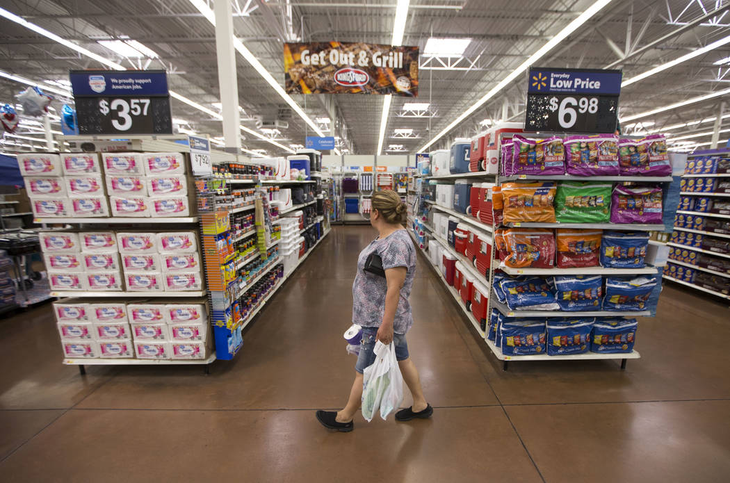 Las Vegas - Circa June 2019: Walmart Retail Location. Walmart is