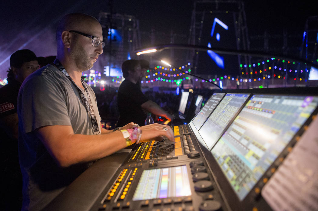 Behind the booth EDC lighting designer Steve Lieberman | Las Vegas Review-Journal