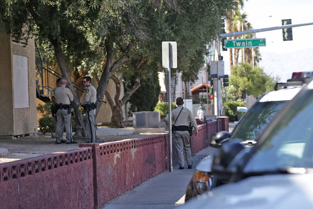 Police investigating possible murdersuicide in central Las Vegas Las