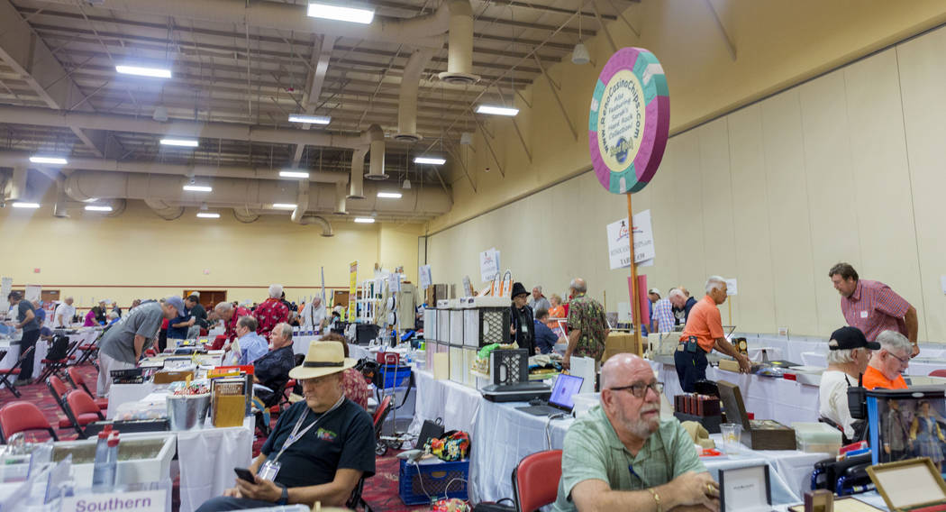 The 25th annual Casino Collectibles Convention underway at South Point hotel-casino in Las Vegas, Thursday June 22, 2017. Elizabeth Brumley Las Vegas Review-Journal