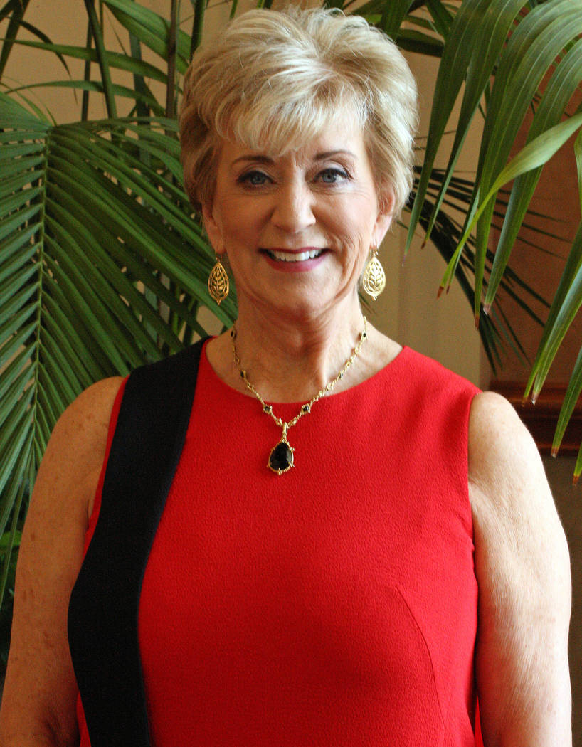 Linda McMahon, head of the Small Business Administration, at Mandalay Bay hotel-casino, Tuesday, June 20, 2017. Gabriella Benavidez Las Vegas Review-Journal @latina_ish