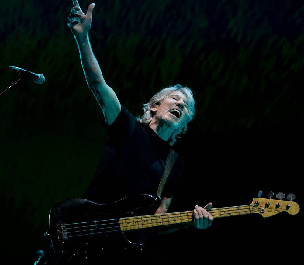 Roger Waters, the co-founder of Pink Floyd, brought his angry Us + Them tour to the T-Mobile Arena. (Tom Donoghue)
