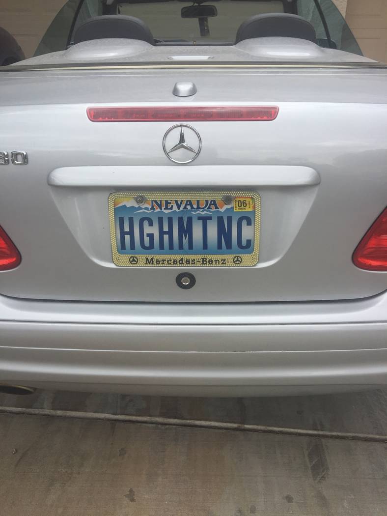 Vanity plates are popular in Nevada, but some are offlimits Las