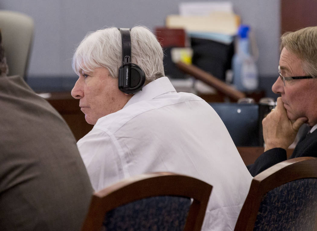 Defendant Thomas Randolph, left, and public defender Randall Pike, during Randolph's trial at the Regional Justice Center in Las Vegas, Thursday, June 29, 2017. Elizabeth Brumley Las Vegas Review- ...