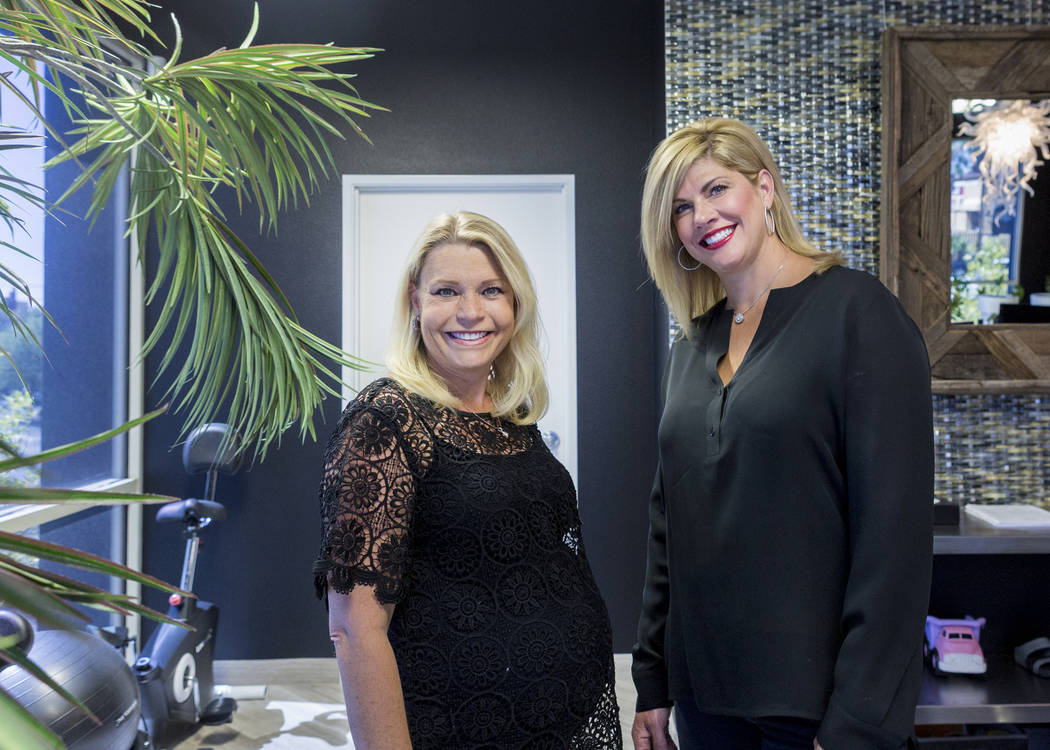 Co-owners of New Vintage Handbags Candace Easdale left, and Stephanie Ponder, in their office in Las Vegas, Wednesday, June 28, 2017. Elizabeth Brumley Las Vegas Review-Journal
