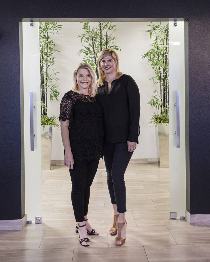 Co-owners of New Vintage Handbags Candace Easdale left, and Stephanie Ponder, in their office in Las Vegas, Wednesday, June 28, 2017. Elizabeth Brumley Las Vegas Review-Journal