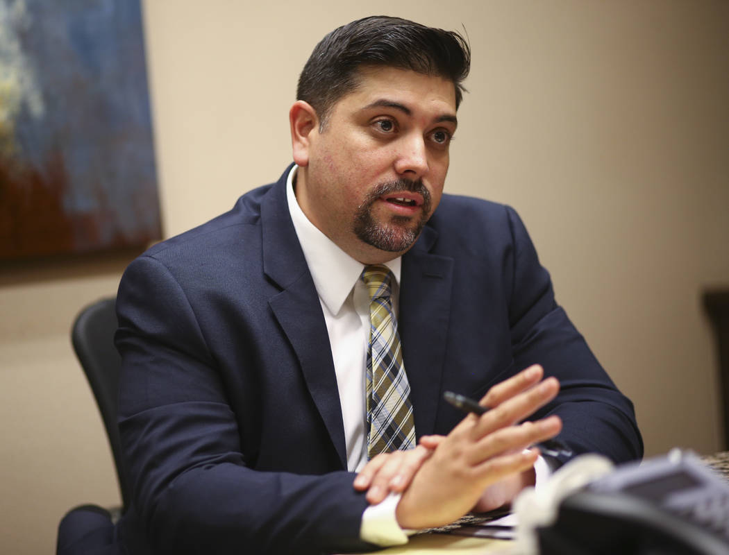 Attorney Jack Fleeman at Pecos Law Group in Henderson on Thursday, July 6, 2017. (Chase Stevens/Las Vegas Review-Journal) @csstevensphoto