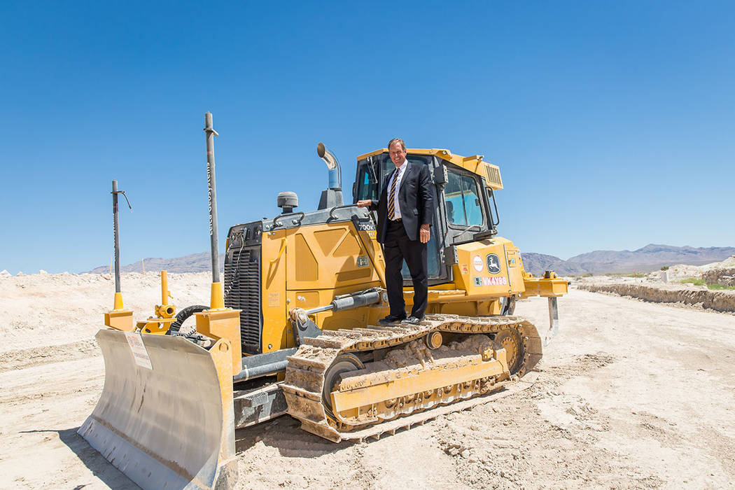 North Las Vegas Major John Lee attends the groundbreaking ceremony for Villages at Tule Springs in North Las Vegas was held June 27. (Villages at Tule Springs)