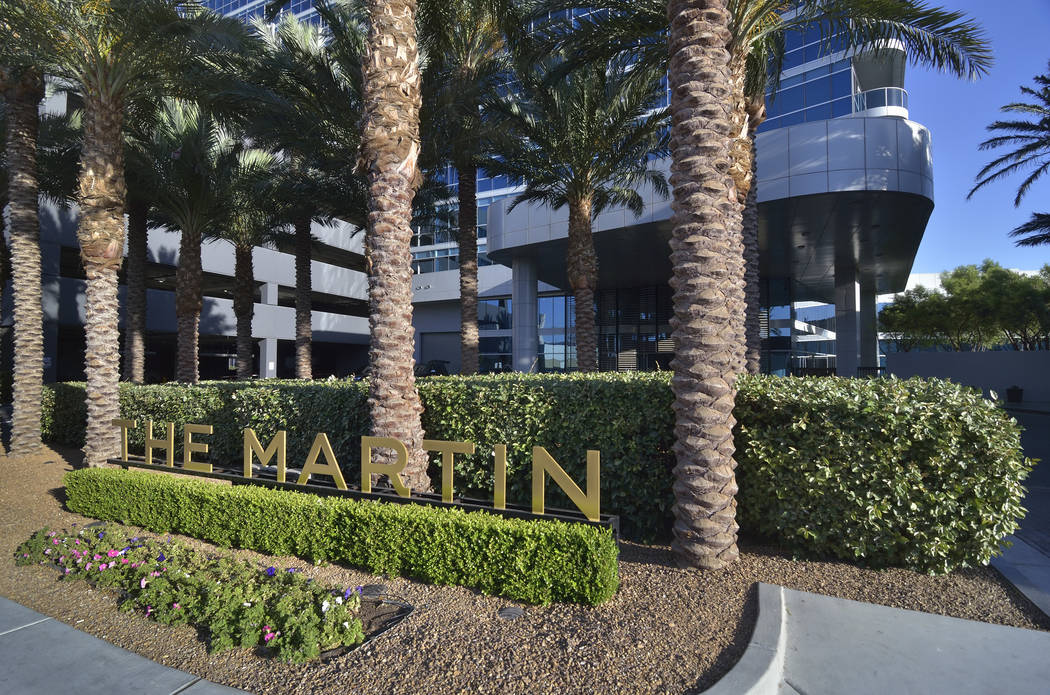 The Martin at 4471 Dean Martin Drive was built in 2009. (Bill Hughes Real Estate Millions)