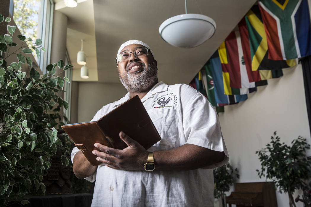 Keith Brantley has hosted the Poets' Corner open mic readings at West Las Vegas Arts Center for the past 20 years. Photo taken on Tuesday, June 27, 2017, at the West Las Vegas Arts Center in Las V ...