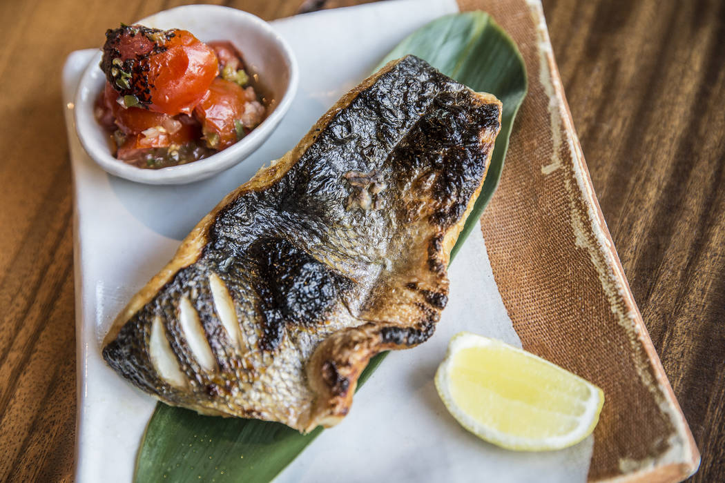 The dining room at Zuma at The Cosmopolitan Las Vegas. (Benjamin Hager/Las  Vegas Review-Journal) @benjaminhphoto