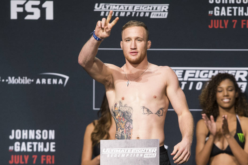Justin Gaethje makes UFC debut against Michael Johnson | Las Vegas ...
