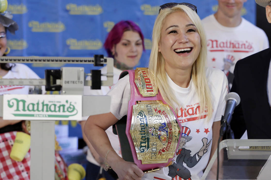 Las Vegas’ Miki Sudo wins hot dog eating contest in New York Las