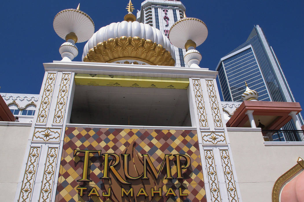 The exterior of the Trump Taj Mahal casino in Atlantic City, N.J. (Wayne Parry/AP)