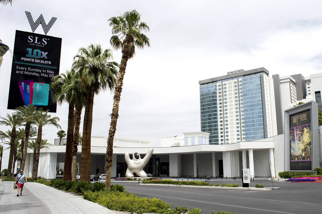 SLS Las Vegas is pictured on Wednesday, May 31, 2017. (Bridget Bennett/Las Vegas Review-Journal) @bridgetkbennett