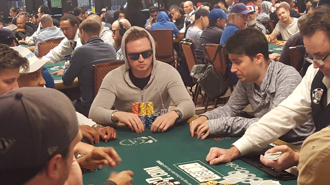 Lawrence Bayley of England finished as the chip leader at the end of Day 2A/2B of the World Series of Poker's Main Event $10,000 buy-in No-limit Texas Hold ’em World Championship late Tuesday at ...