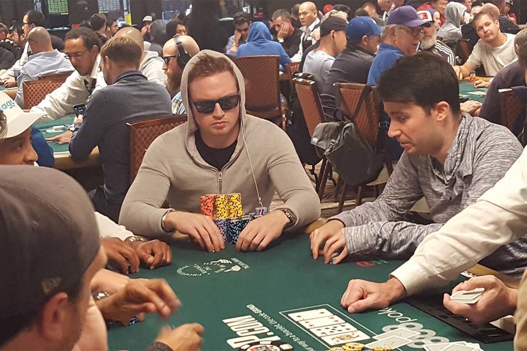 Lawrence Bayley of England finished as the chip leader at the end of Day 2A/2B of the World Series of Poker's Main Event $10,000 buy-in No-limit Texas Hold ’em World Championship late Tuesday at ...