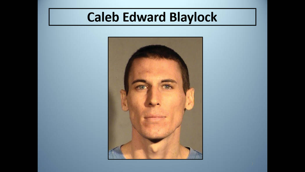 Caleb Edward Blaylock, 27, of Las Vegas. Courtesy Metropolitan Police Department.