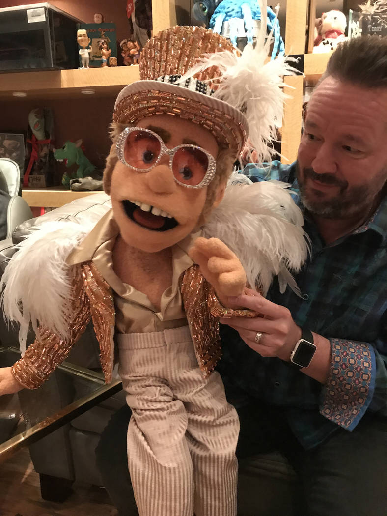 Terry Fator creates nonpolitical Donald Trump, Elton John puppets for