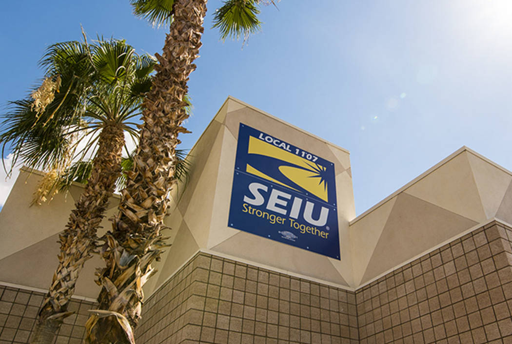 The SEIU office is seen in Las Vegas. (Las Vegas Review-Journal)