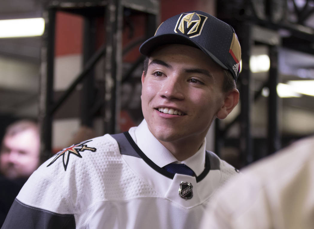 Golden Knights Sign Top Three Draft Picks Two Free Agents Las Vegas Review Journal