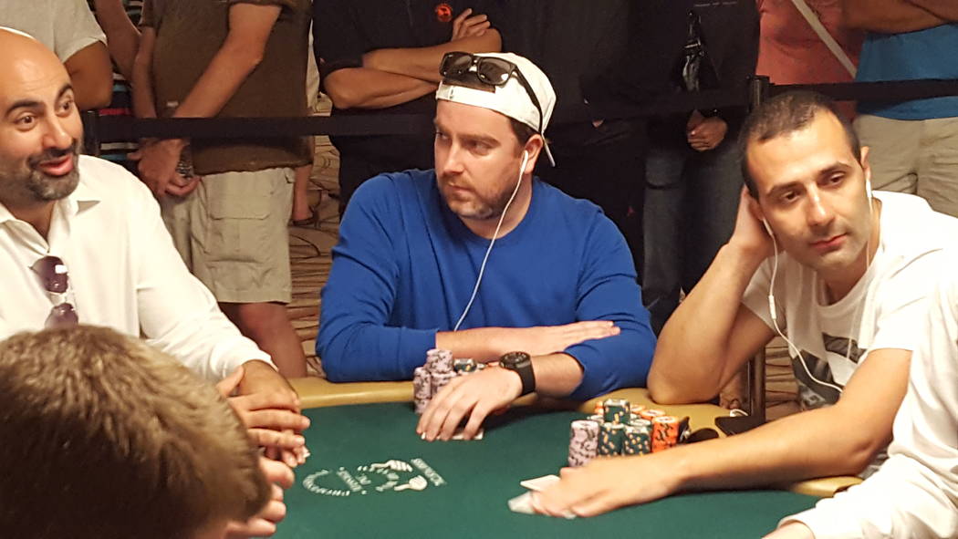 Antoine Saout of France is one of a handful of competitors looking to return to the final table of the World Series of Poker's $10,000 buy-in No-limit Texas Hold ’em World Championship at the Ri ...