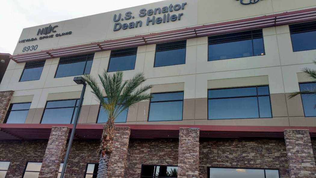 The building that contains Sen. Heller's office on Sunday, July 16, 2017, in Las Vegas. Max Michor Las Vegas Review-Journal
