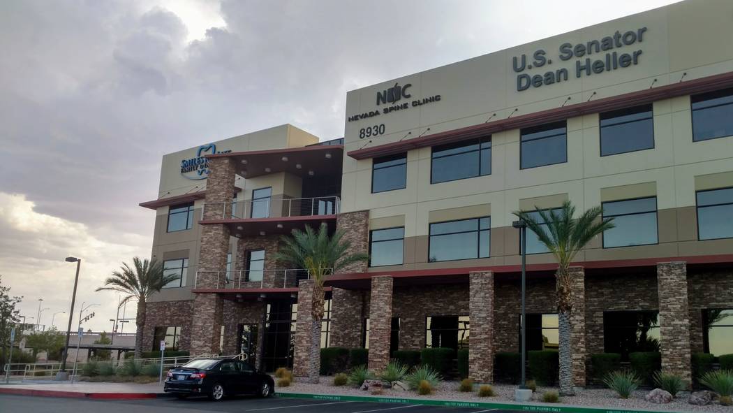 The building that contains Sen. Heller's office on Sunday, July 16, 2017, in Las Vegas. Max Michor Las Vegas Review-Journal