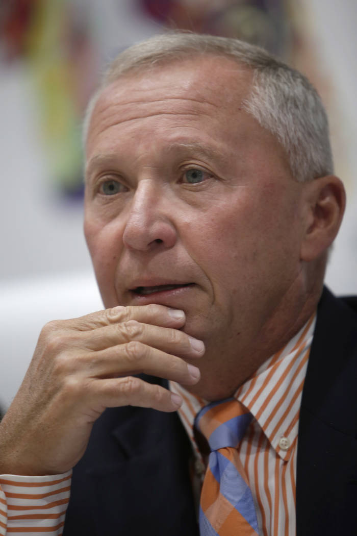 Gary Earl, former CEO of Teachers Health Trust, at Lagomarsino Law in Henderson, Wednesday, July 5, 2017. Gabriella Angotti-Jones Las Vegas Review-Journal @gabriellaangojo