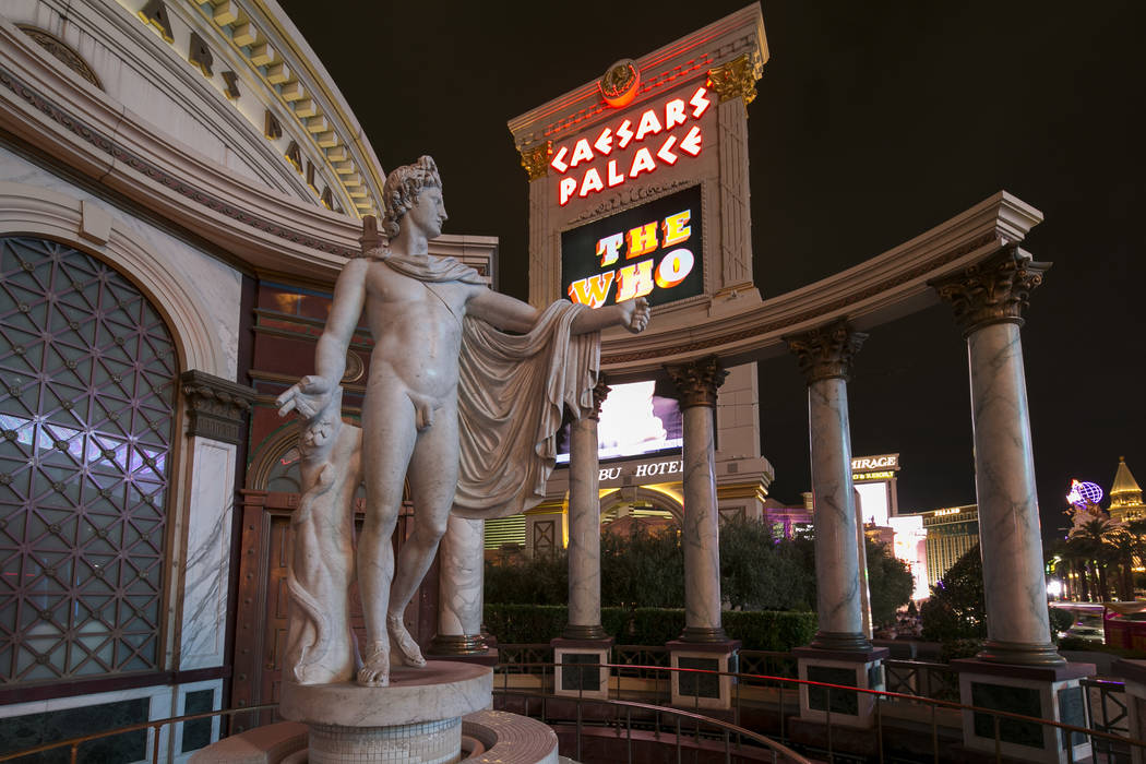 Caesars Palace, Monday, July 24, 2017. (Richard Brian/Las Vegas Review-Journal) @vegasphotograph
