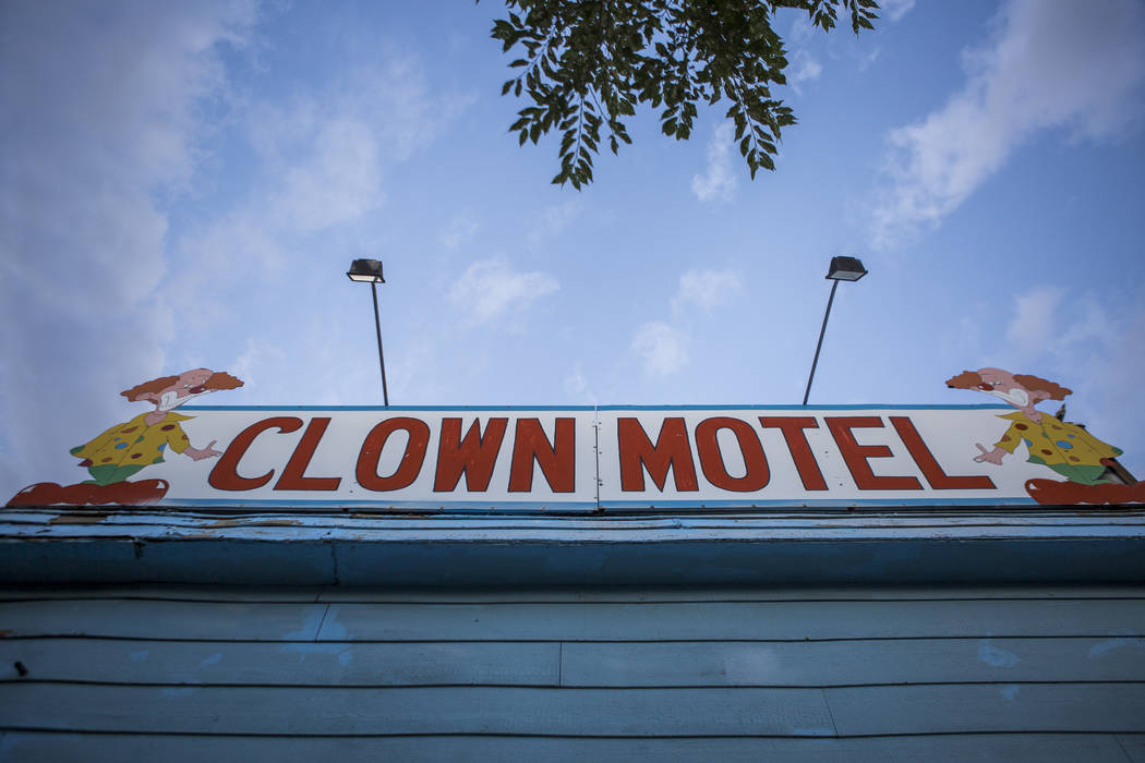 The Clown Motel in Tonopah on Tuesday, July 25, 2017. The Clown is currently for sale with the condition that the new owner must keep the clown theme.  Patrick Connolly Las Vegas Review-Journal @P ...