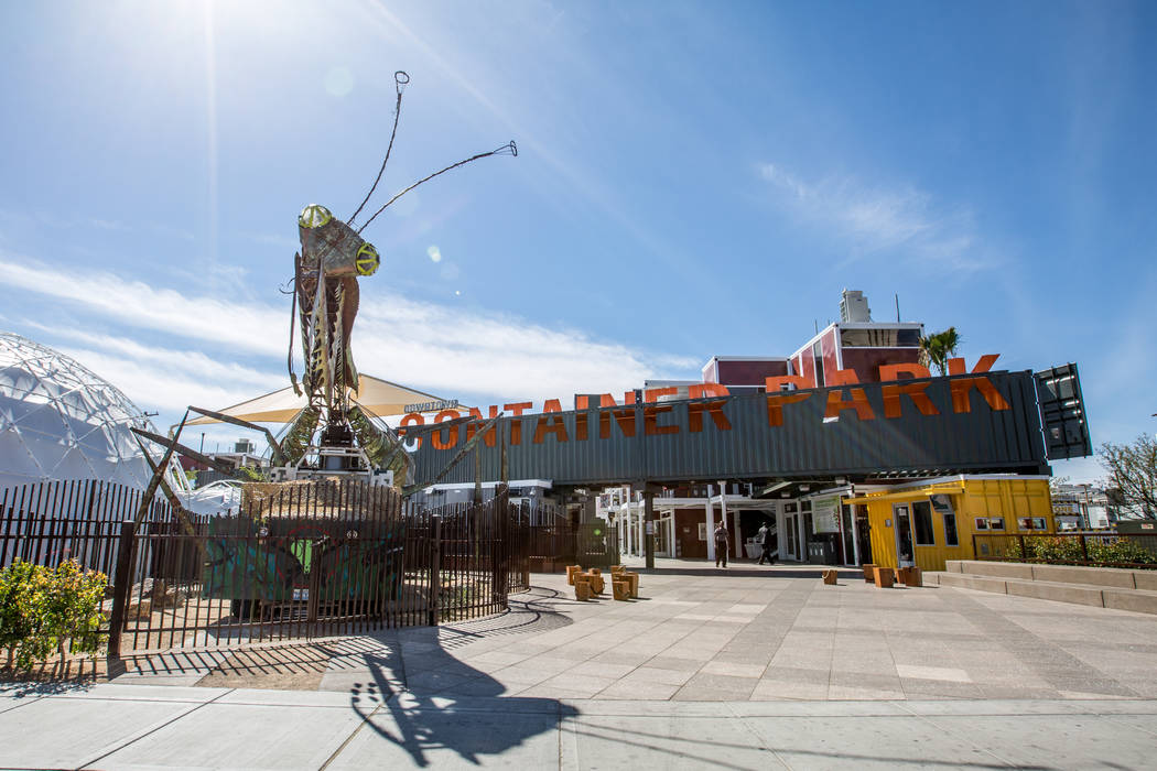 The container park in downtown Las Vegas is part of the revitalition of that area. (Downtown Project)