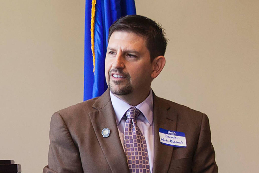 Mark Manendo, a Democrat from Las Vegas, resigned his Senate seat on July 18, five days after the investigation concluded. (Las Vegas Review Journal file)