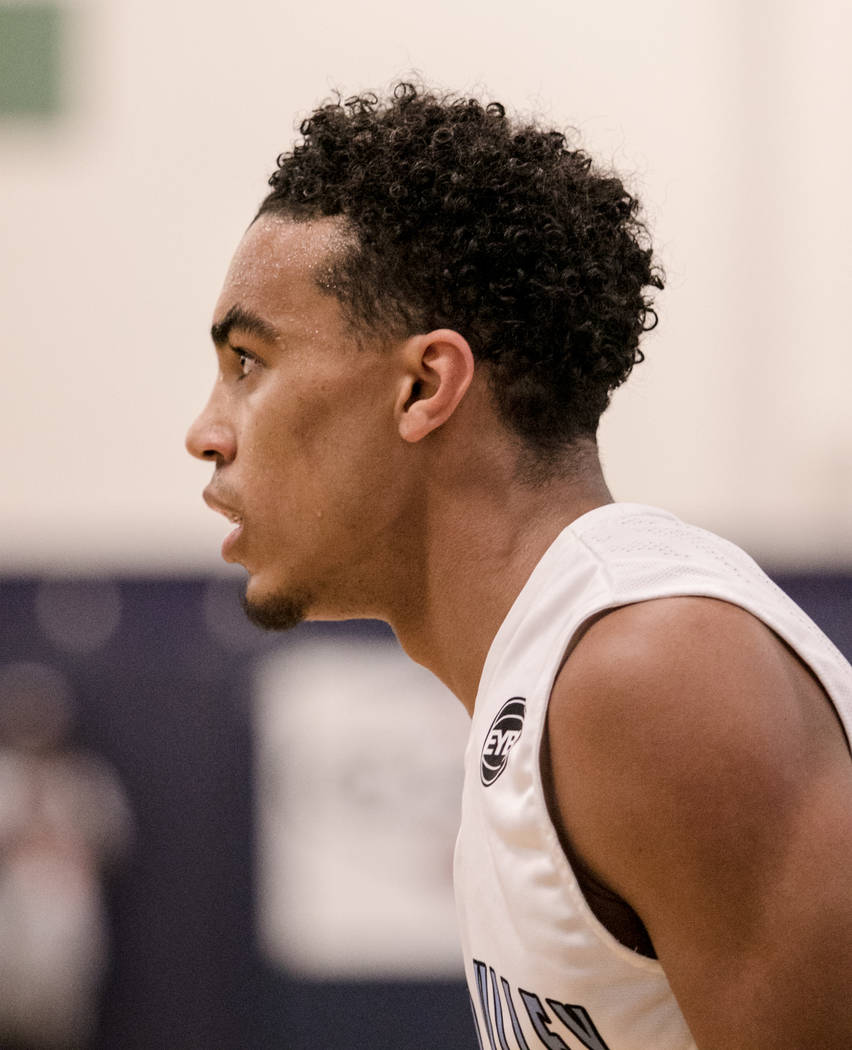 Howard Pulley Panthers point guard Tre Jones during a game against the Houston Hoops at Spring Valley High School on Friday, July 28, 2017, in Las Vegas. Morgan Lieberman Las Vegas Review-Journal