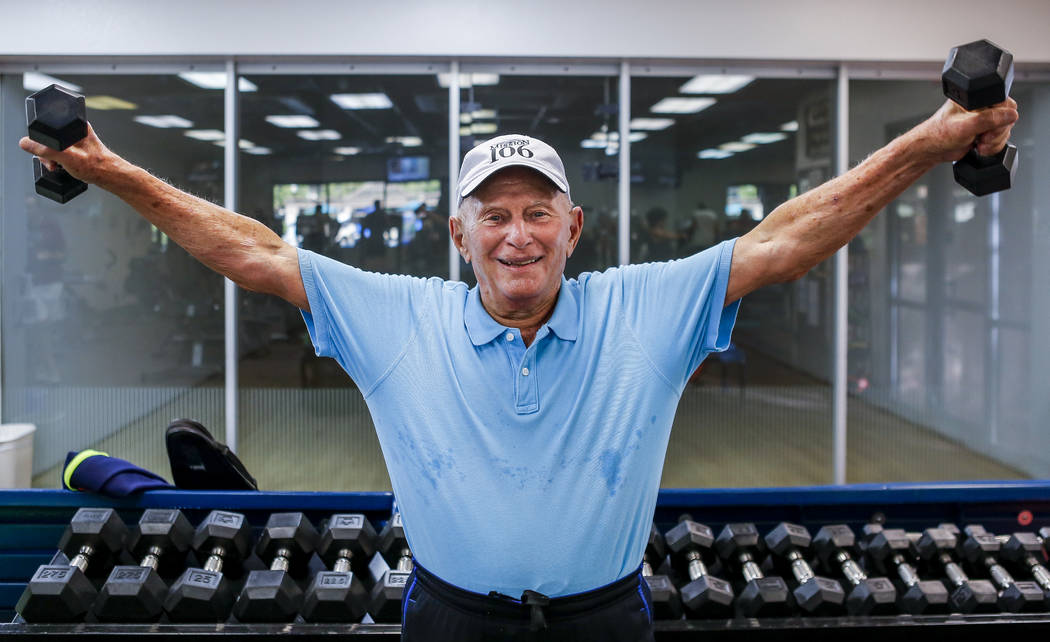 Dr. Len Kreisler, 87, at the Mountain Shadows Community Center in Summerlin on Monday, July 31, 2017. (Patrick Connolly/Las Vegas Review-Journal) @PConnPie