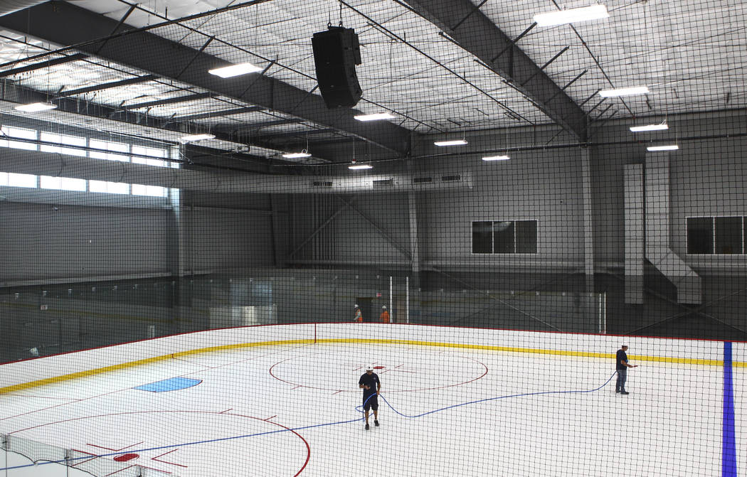 Vegas Golden Knights' practice facility close to completion