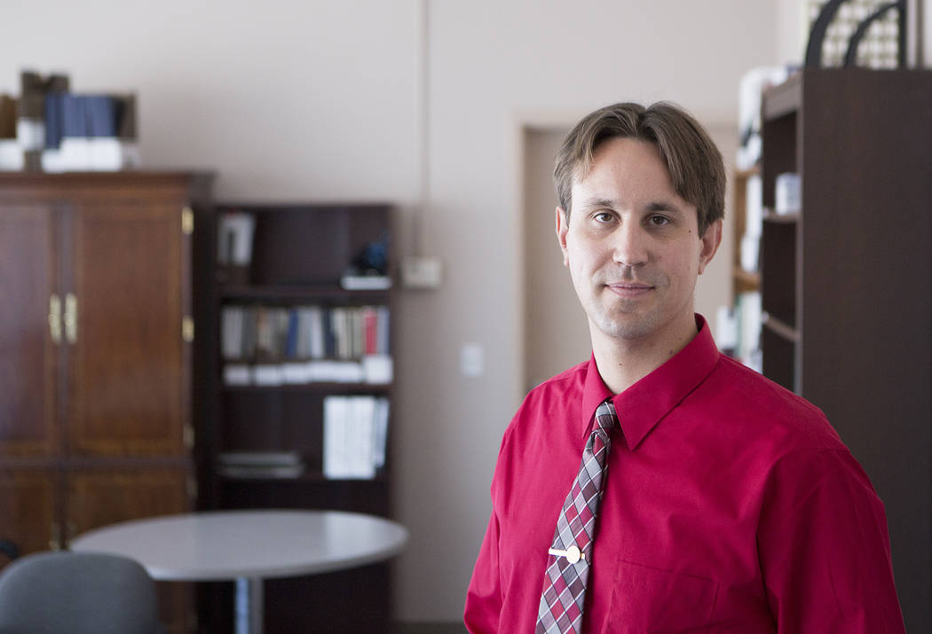 Daniel Honchariw at Nevada Policy Research Institute on Tuesday, Aug. 1, 2017 in Las Vegas. Bridget Bennett Las Vegas Review-Journal @bridgetkbennett