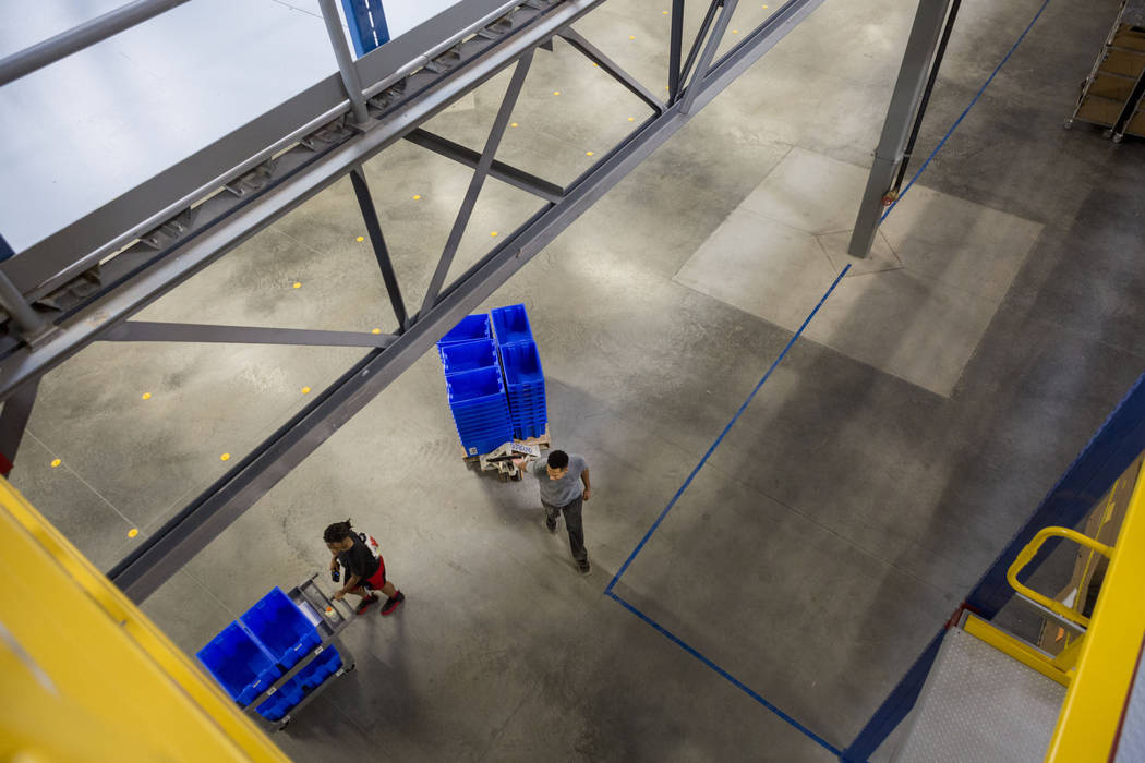 New Fanatics center in North Las Vegas cranks out sporting goods Business