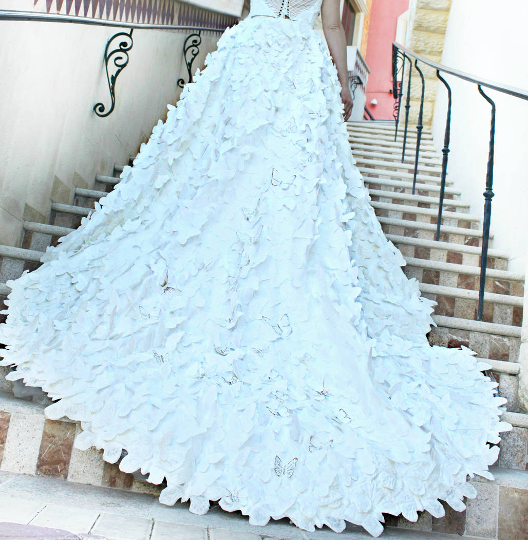 butterfly net gown