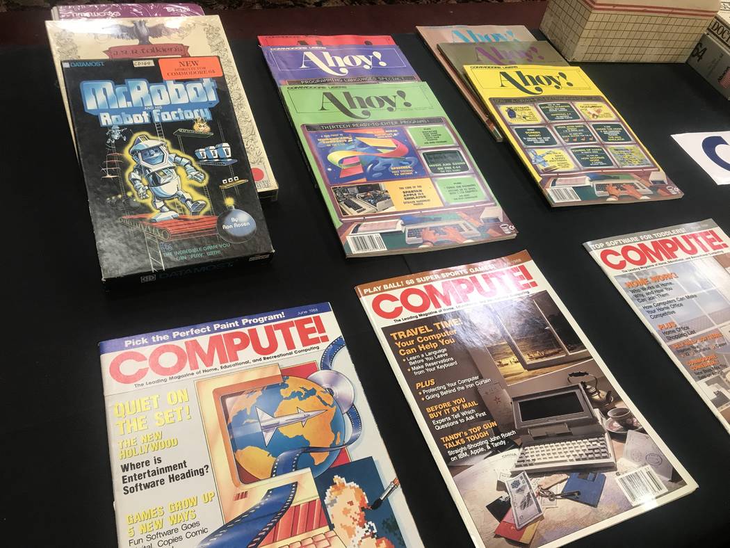 Items on display at the Commodore Retro Expo on July 29, 2017 at Alexis Park Resort, 375 E. Harmon Ave. (Kailyn Brown/ View) @KailynHype