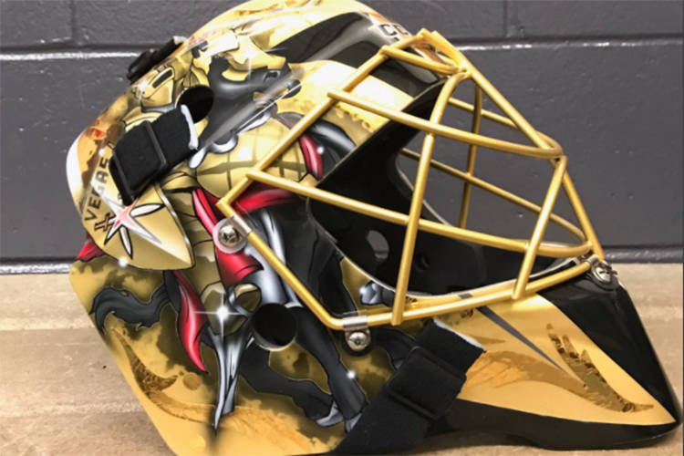 Vegas Golden Knights Fleury 29 Dia de los Muertos Sugar Skull