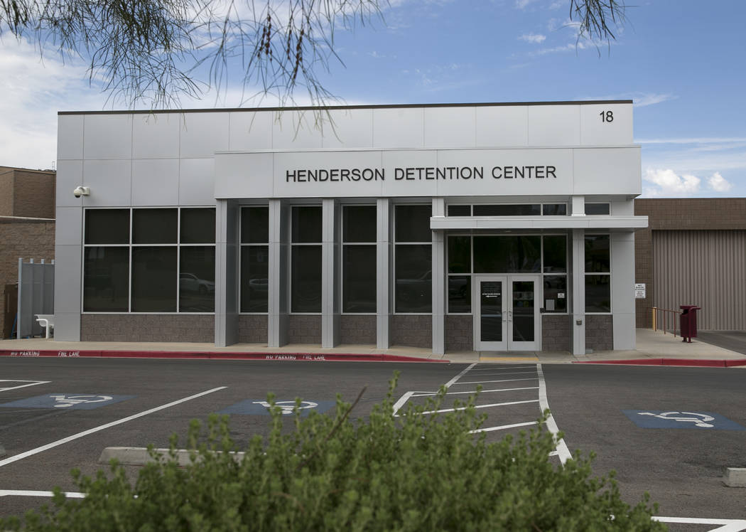 Henderson Detention Center located at 18 East Basic Rd., Thursday, August 3, 2017. Richard Brian Las Vegas Review-Journal @vegasphotograph