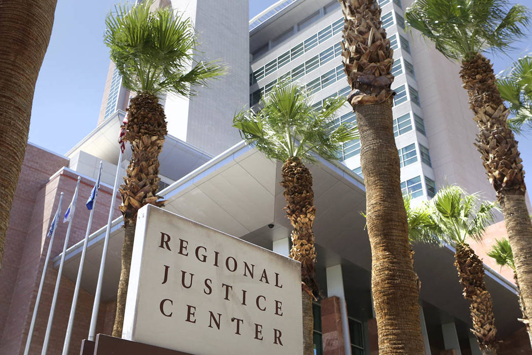 The Regional Justice Center on 200 Lewis Ave., is shown on Tuesday, Aug. 16, 2016, in Las Vegas. Bizuayehu Tesfaye Las Vegas Review-Journal Follow @bizutesfaye