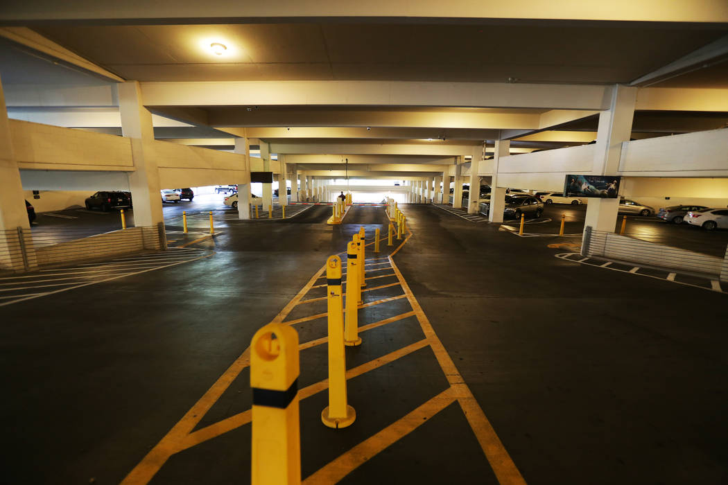 The parking garage on Monday, August 7, 2017, at the Encore. Kiosks to pay for parking are now on every level of the parking garages near the entrances. Rachel Aston Las Vegas Review-Journal @rook ...
