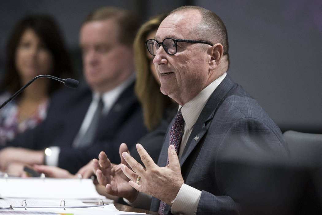 Rossi Ralenkotter, president of the Las Vegas Convention and Visitors Authority, during a meeting at the Las Vegas Convention Center in Las Vegas on Tuesday, Aug. 8, 2017. Erik Verduzco Las Vegas ...