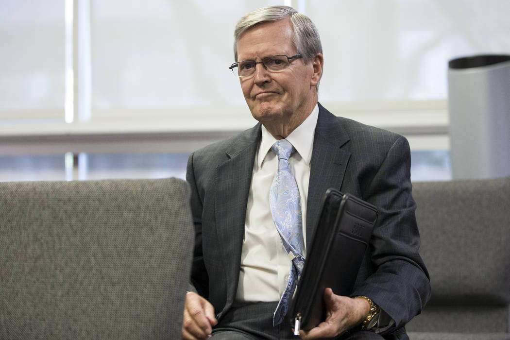 Richard Bowler, principal for the Piercy Bowler Taylor & Kern accounting firm, during a meeting at the Las Vegas Convention Center in Las Vegas on Tuesday, Aug. 8, 2017. The Las Vegas Conventi ...